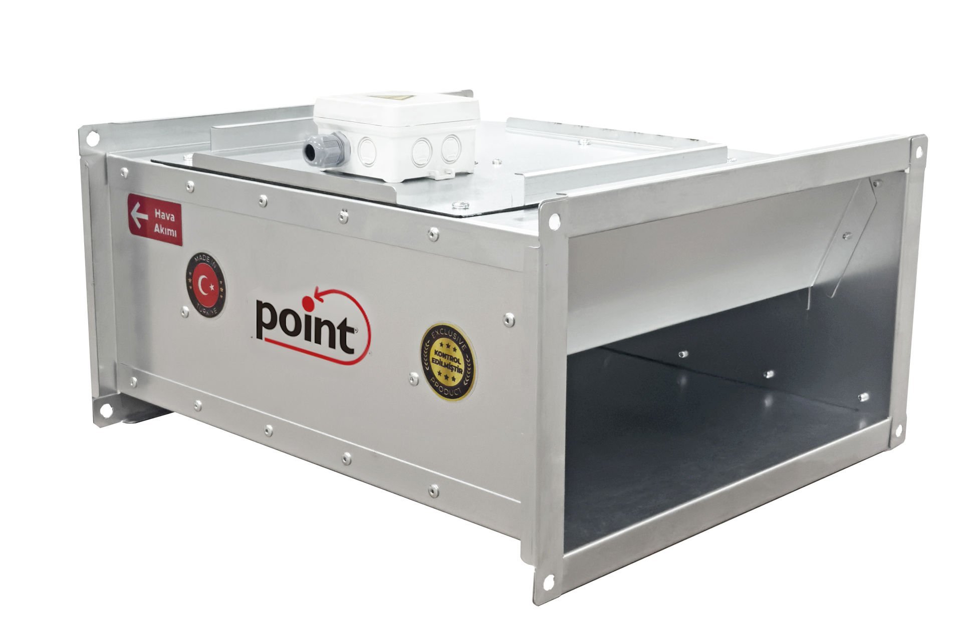 Point P-KF 100-50 Dikdörtgen Kanal Tipi Fan 9650 m3