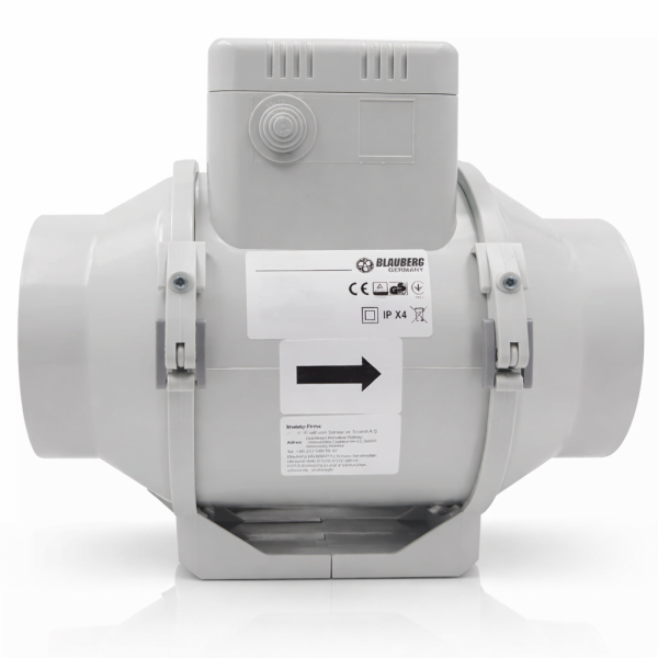 Blauberg Turbo E-100 Sessiz Yuvarlak Kanal Tipi Karma Akışlı Fan