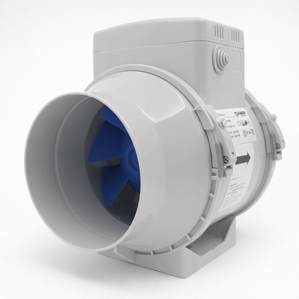 Blauberg Turbo E-150 Sessiz Yuvarlak Kanal Tipi Karma Akışlı Fan