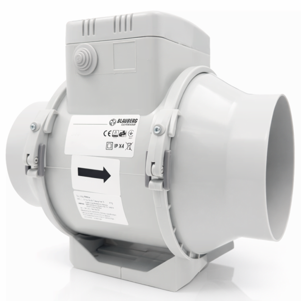 Blauberg Turbo 150 Sessiz Yuvarlak Kanal Tipi Karma Akışlı Fan