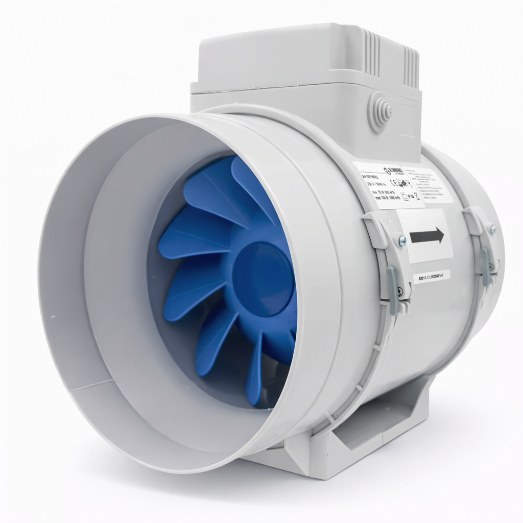 Blauberg Turbo 315 EC Motorlu Karma Akışlı Kanal Tipi Fan