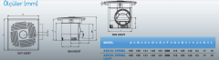 Aircol Spring Sessiz Tavan Tipi Fan 100 m3