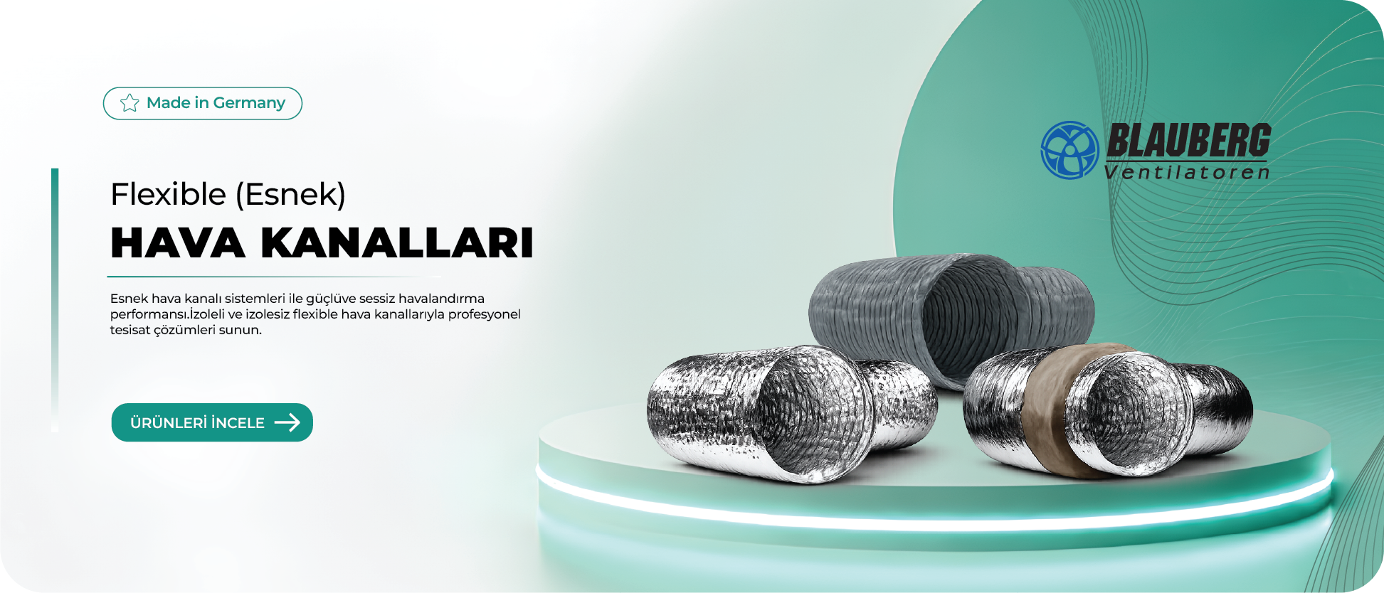 Flexible hava kanalı